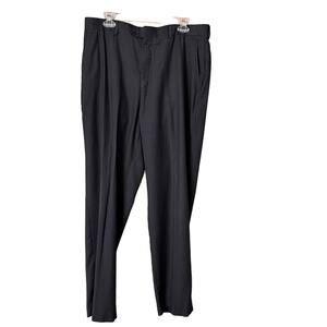 Louis Raphael Red Label Dress Pants Brown W/Light Brown Pinstripe 36/31 Career